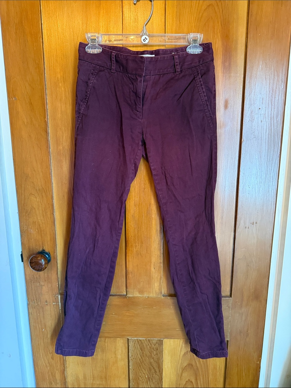 Women's Skinny Pants with Zipper cuff detail